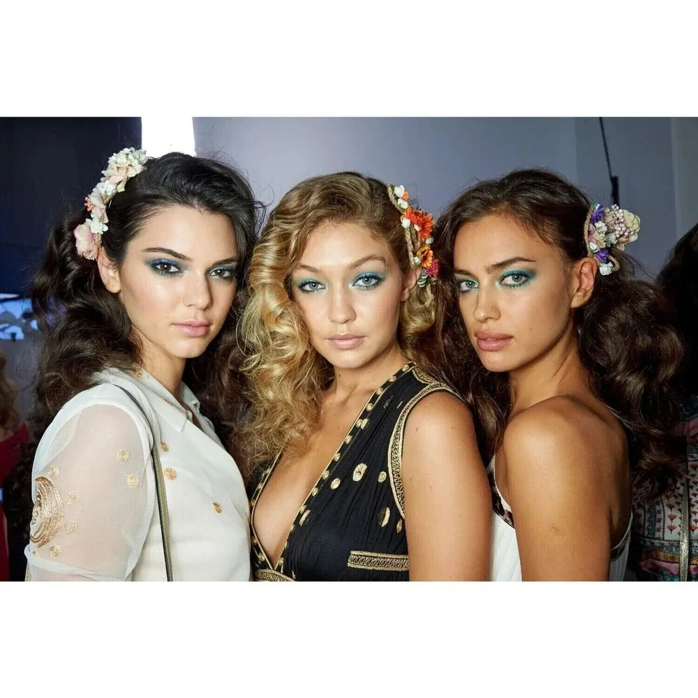 RARE Archival Diane Von Furstenberg DVF 16 Runway Show Hair Wedding Boho Clip OR - Picture 4 of 15